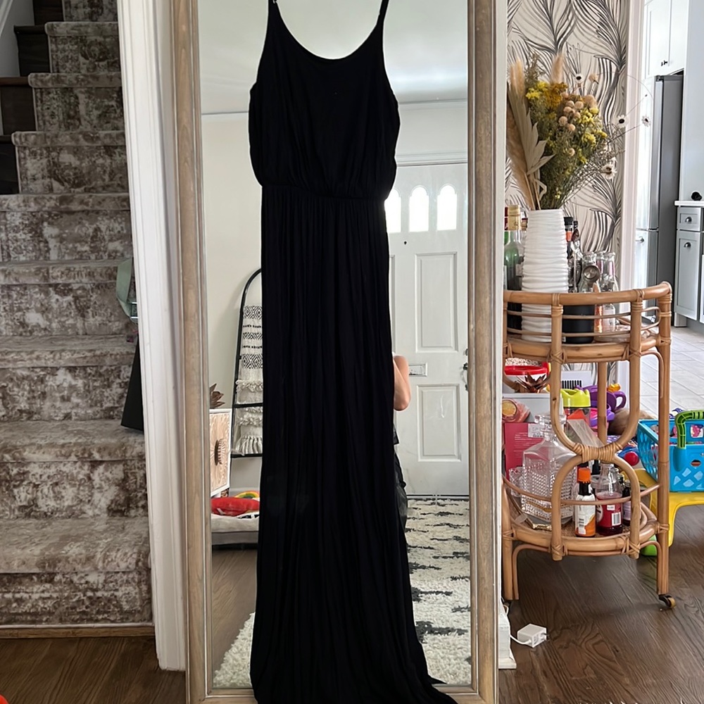 Black Lush Maxi Dress